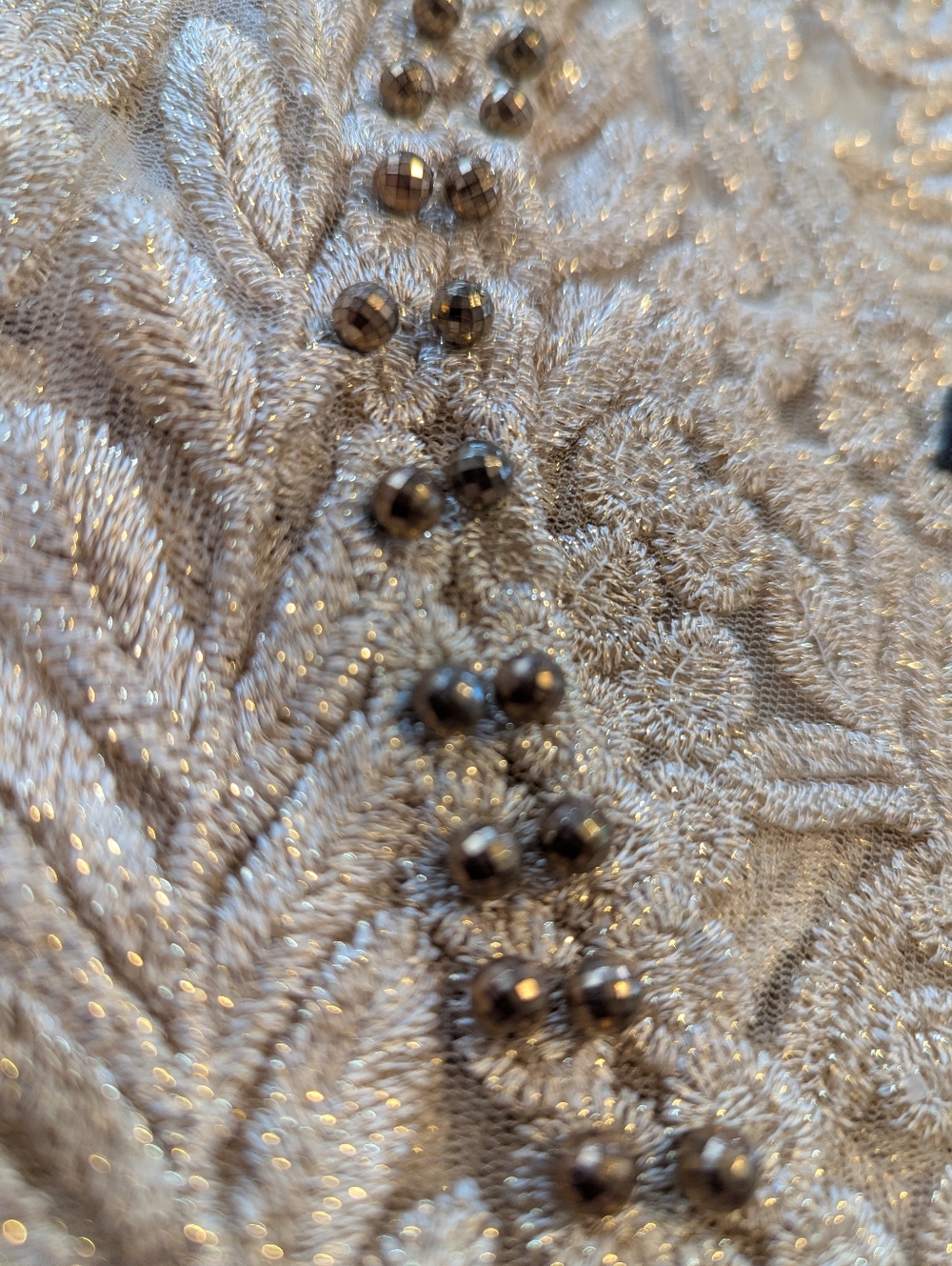 Love Culture Full Lace Ivory Sleeveless Top Size S/M - Picture 9 of 10